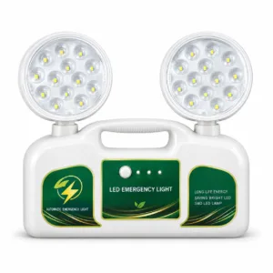 BX-S026 Twin-Head LED Emergency Light with 3-Hour Backup